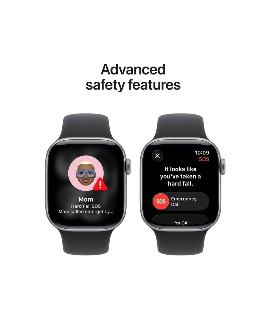 Apple Watch Series 11 Silver Aluminium Case with Purple Fog Sport Band