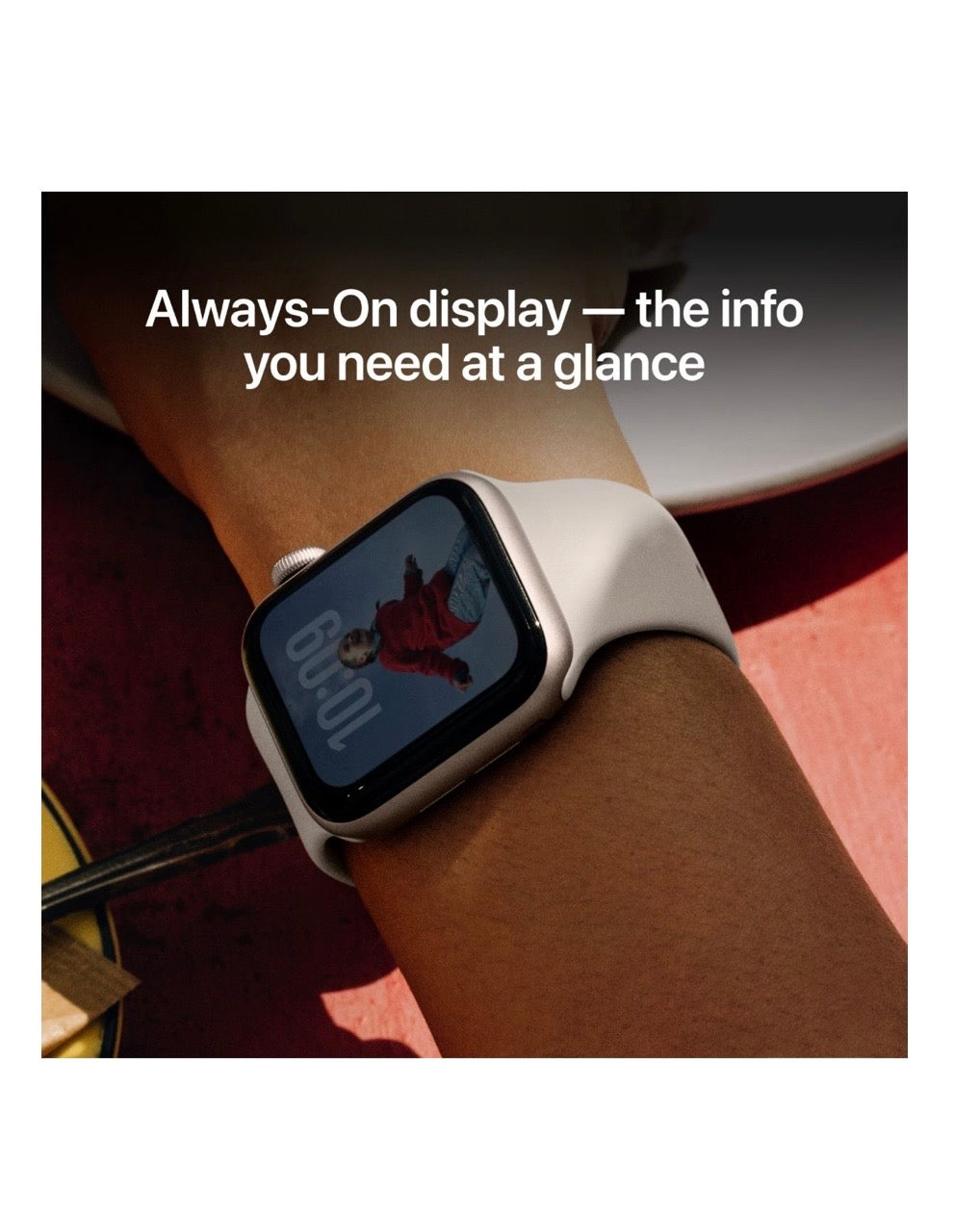 Apple Watch SE 3 Midnight Aluminium Case with Midnight Sport Band